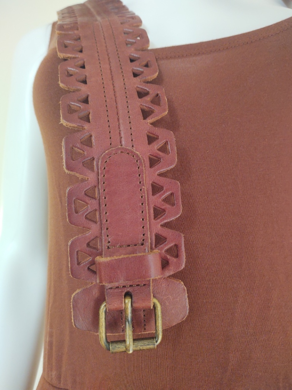 VTG G. Hensler Saddle Leather Corset Belt 30 - 33 inches - Picture 8 of 9